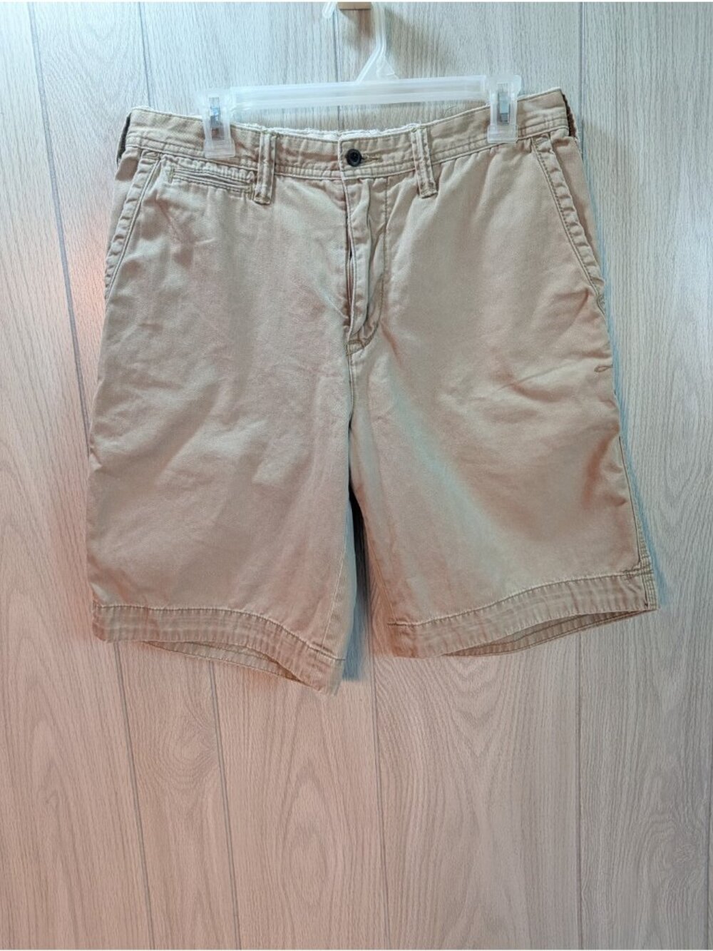 Polo Ralph Lauren Mens Stretch Classic Fit Chino Shorts Khaki Tan Size 33